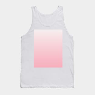 Pale Coral to French Rose Pink Ombre Fade Sunset Gradient Tank Top